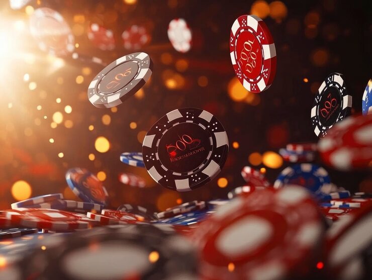 Live baccarat table at surgaslot777 with dealer and cards